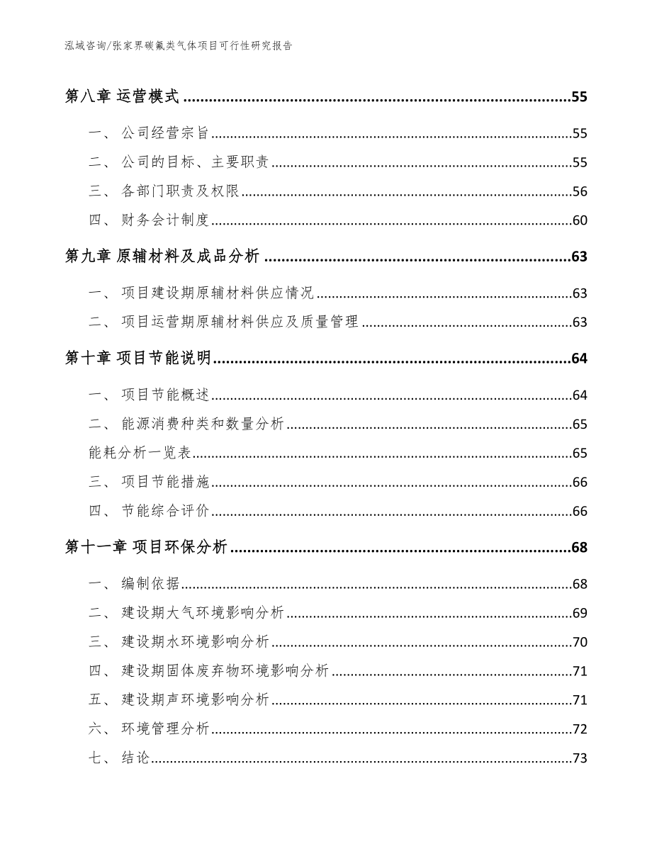 张家界碳氟类气体项目可行性研究报告_第4页