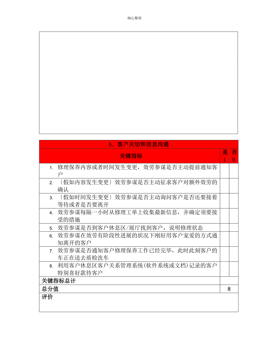 服务顾问关键指标评价表_第4页