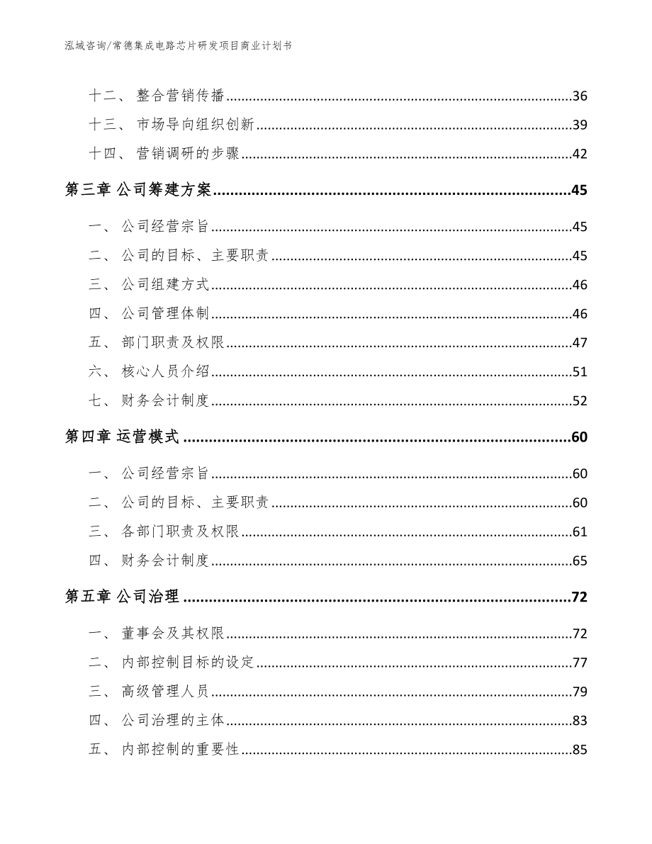 常德集成电路芯片研发项目商业计划书_第2页