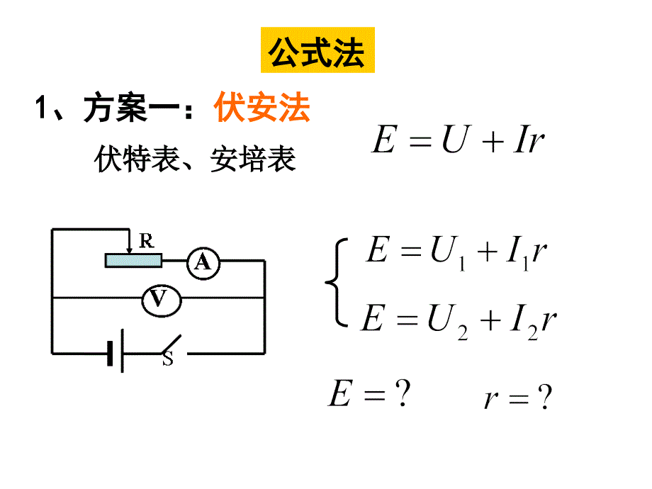 测定电池的电动势和内阻课件_第3页