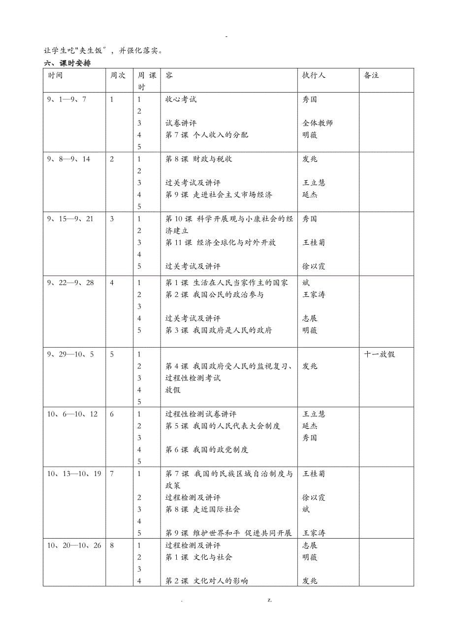 高三政治一轮复习策略_第5页