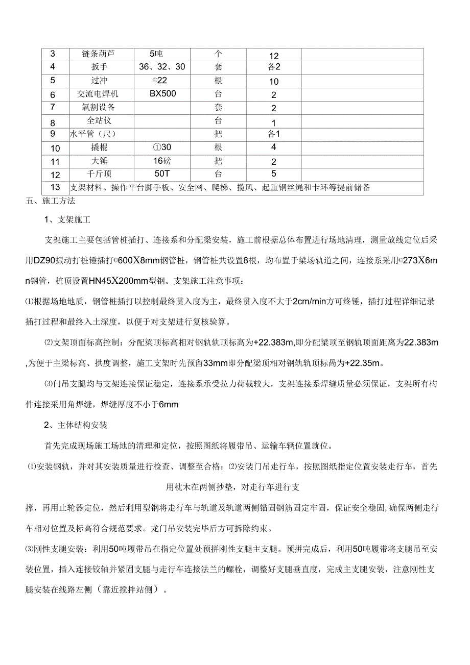 120吨龙门吊安装交底_第4页