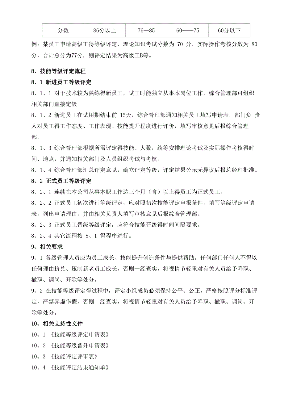 员工技术等级评定方案_第4页