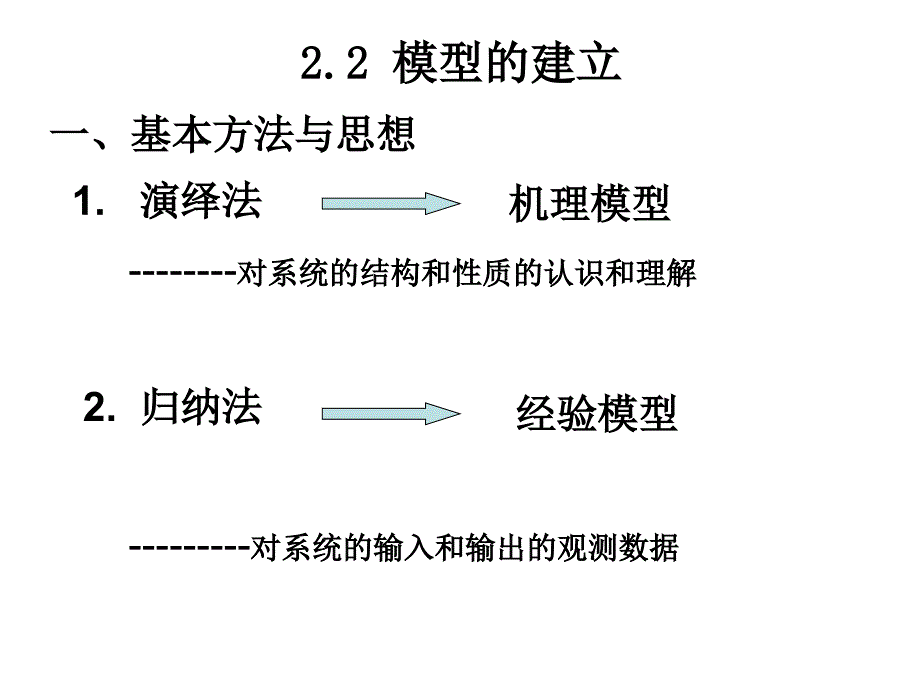 环境系统分析：第二章 数学模型概述_第4页