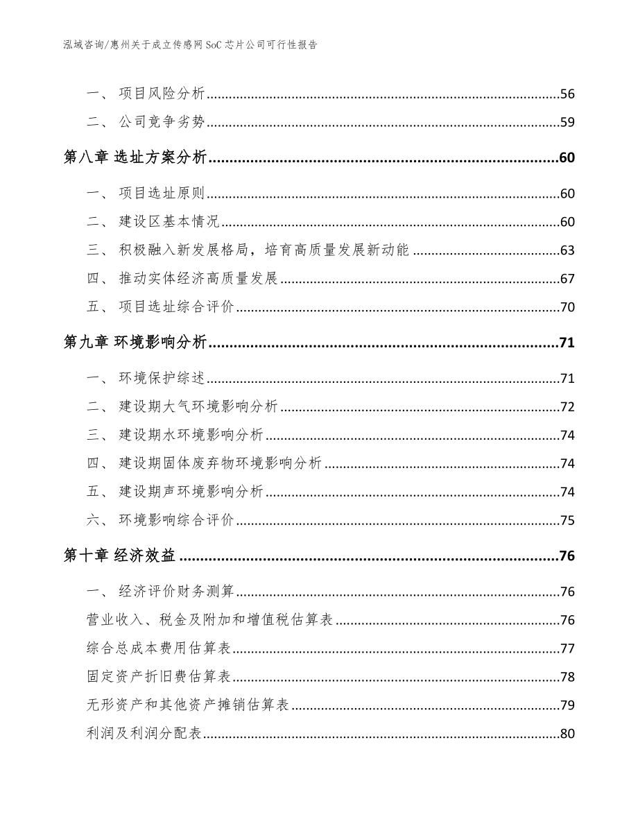 惠州关于成立传感网SoC芯片公司可行性报告_模板_第5页