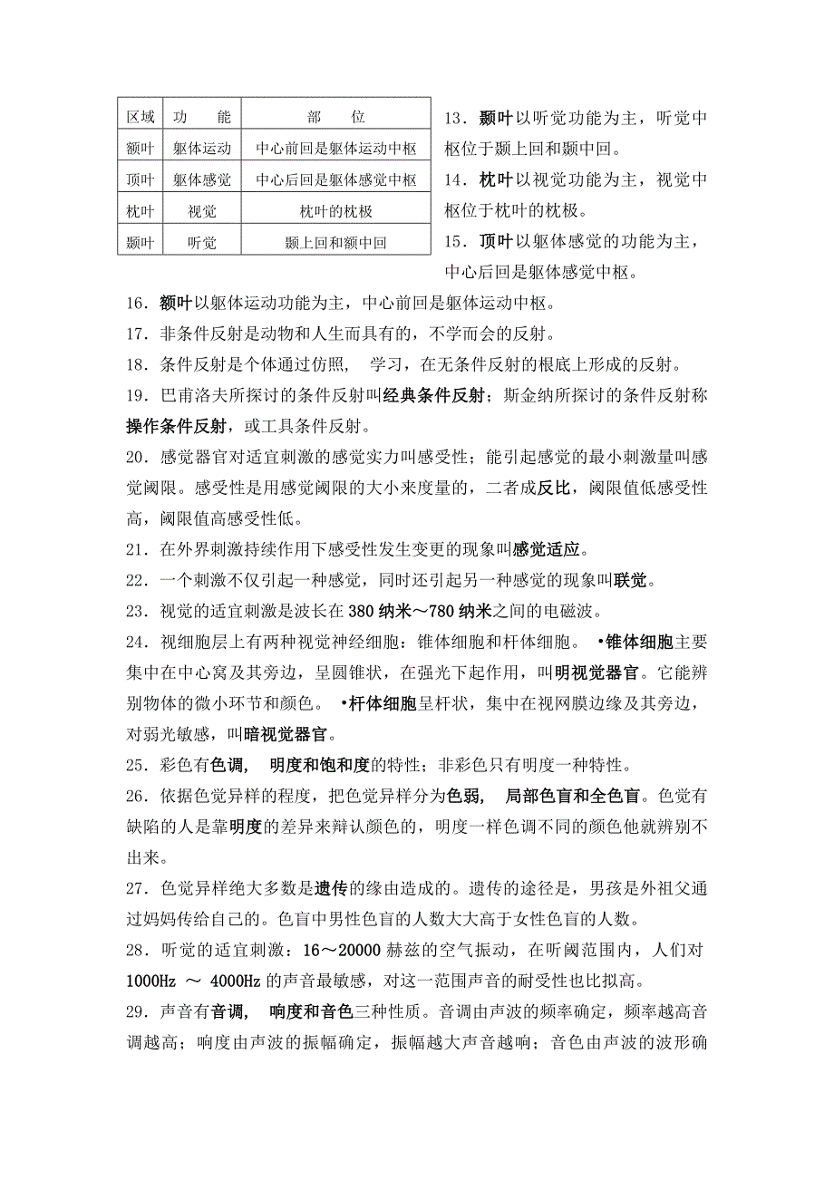 心理咨询师三级考试基础知识复习要点_第2页