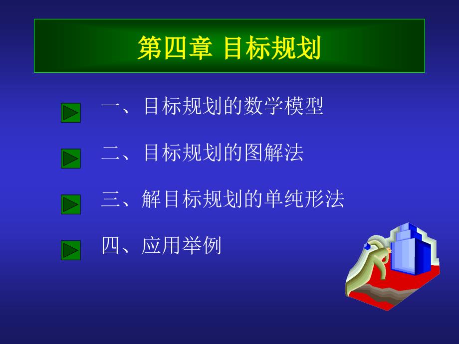 第四部分目标规划教学课件_第1页