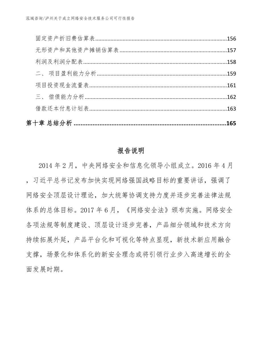 泸州关于成立网络安全技术服务公司可行性报告【范文参考】_第5页