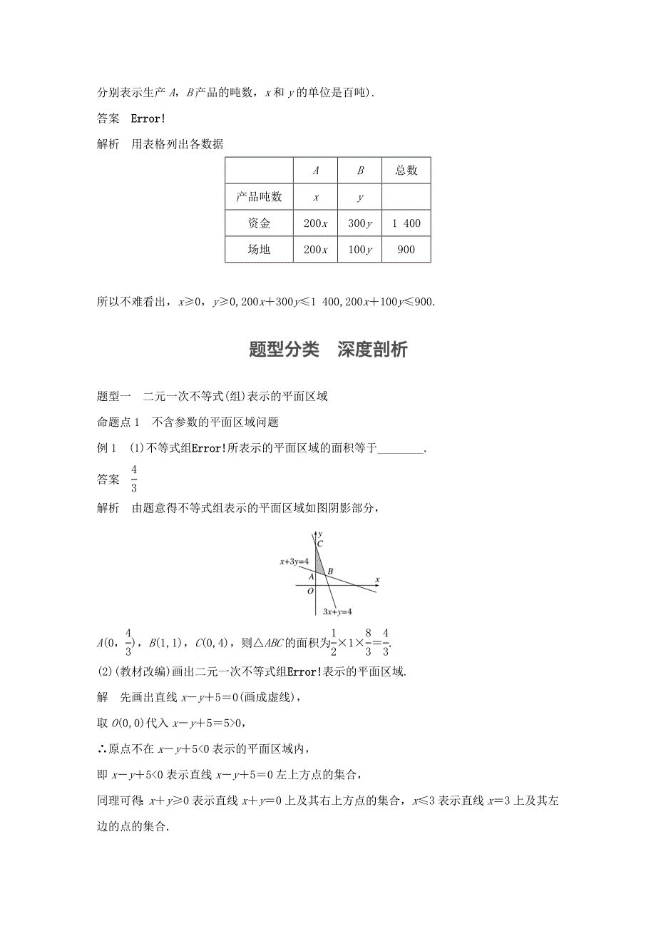 （江苏专用）高考数学大一轮复习 第七章 不等式 7.3 二元一次不等式(组)与简单的线性规划问题教师用书 理 苏教版-苏教版高三数学试题_第4页