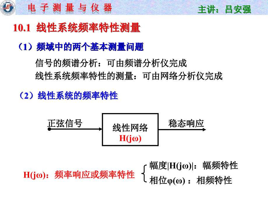 线性系统频率特性测量和网络分析课件_第2页