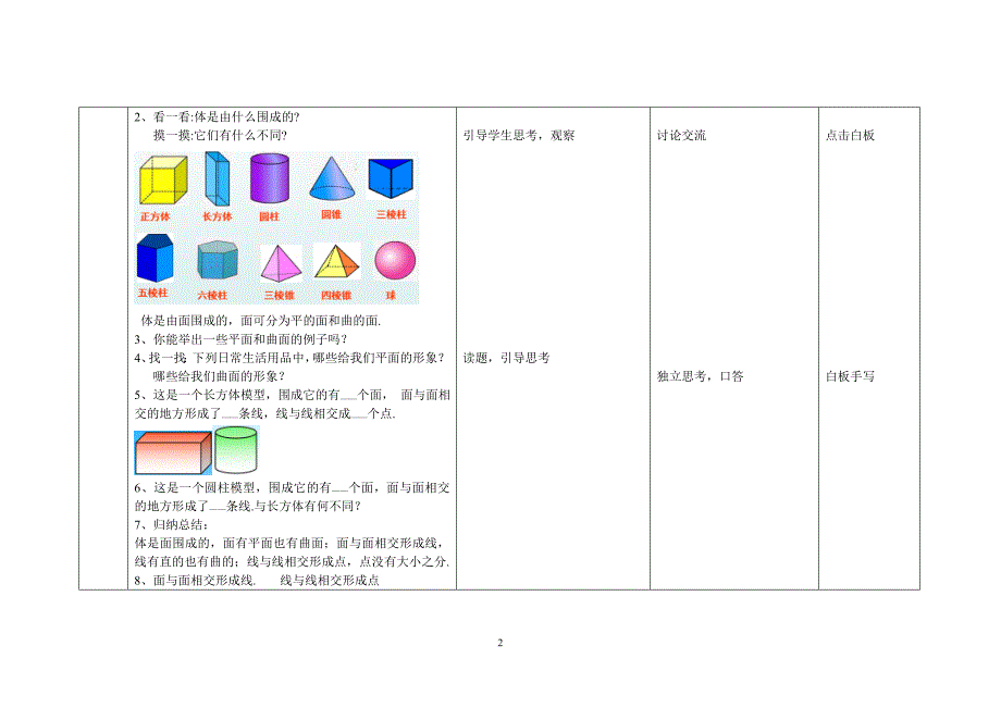 412点、线、面、体教学设计.doc_第2页