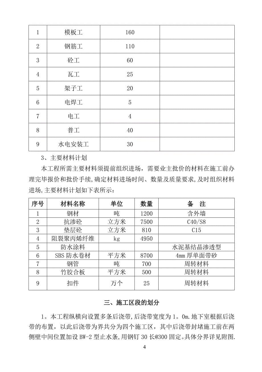 【建筑施工方案】青岛某超高层基础底板施工方案_第5页