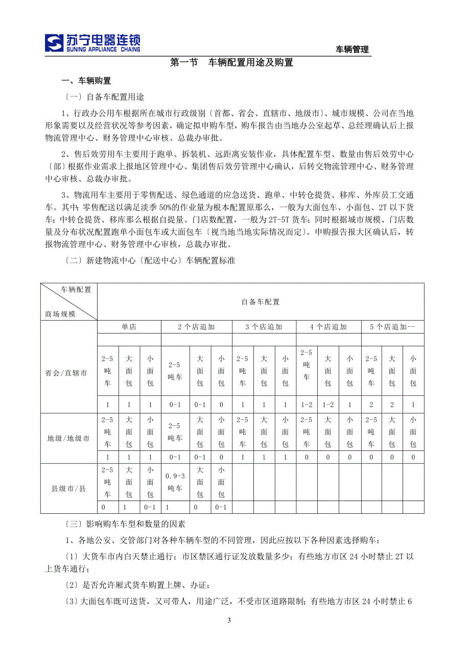 物流配送车辆管理操作手册_第3页