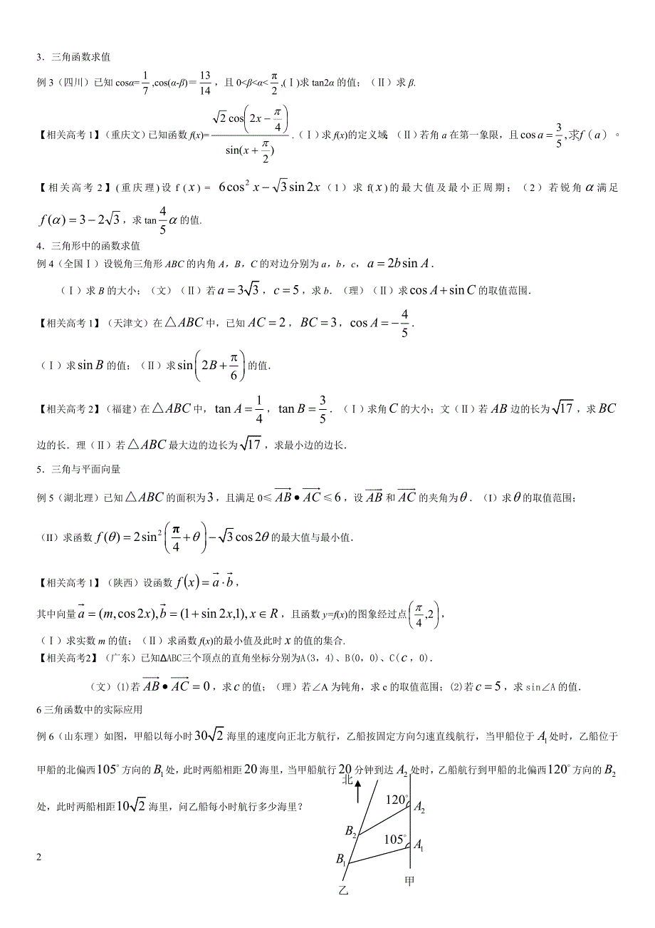 三角函数典型高考题精选精讲.doc_第2页