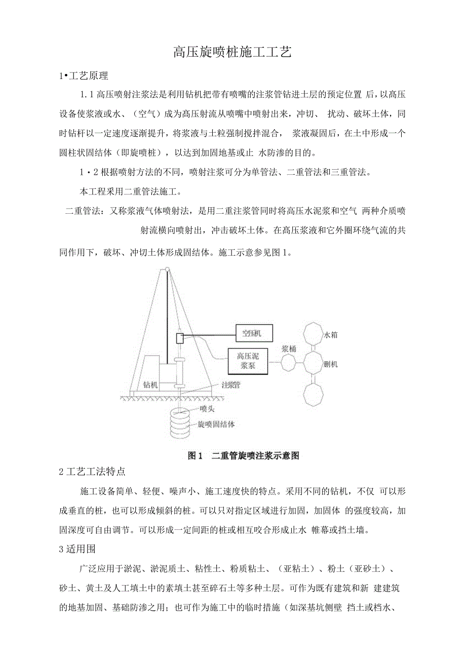 高压旋喷桩施工工艺_第1页