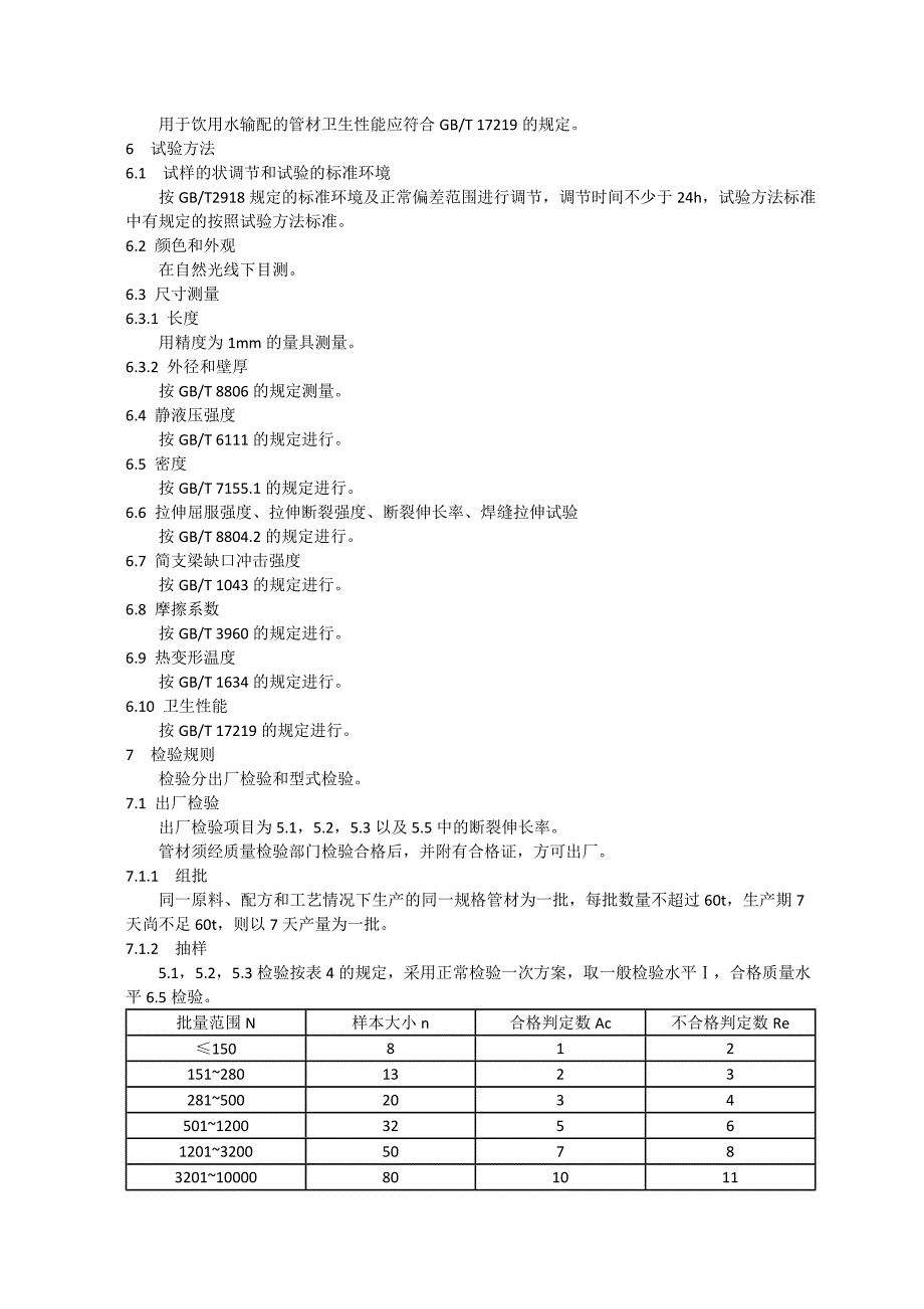 超高分子量聚乙烯管材企业标准_第3页