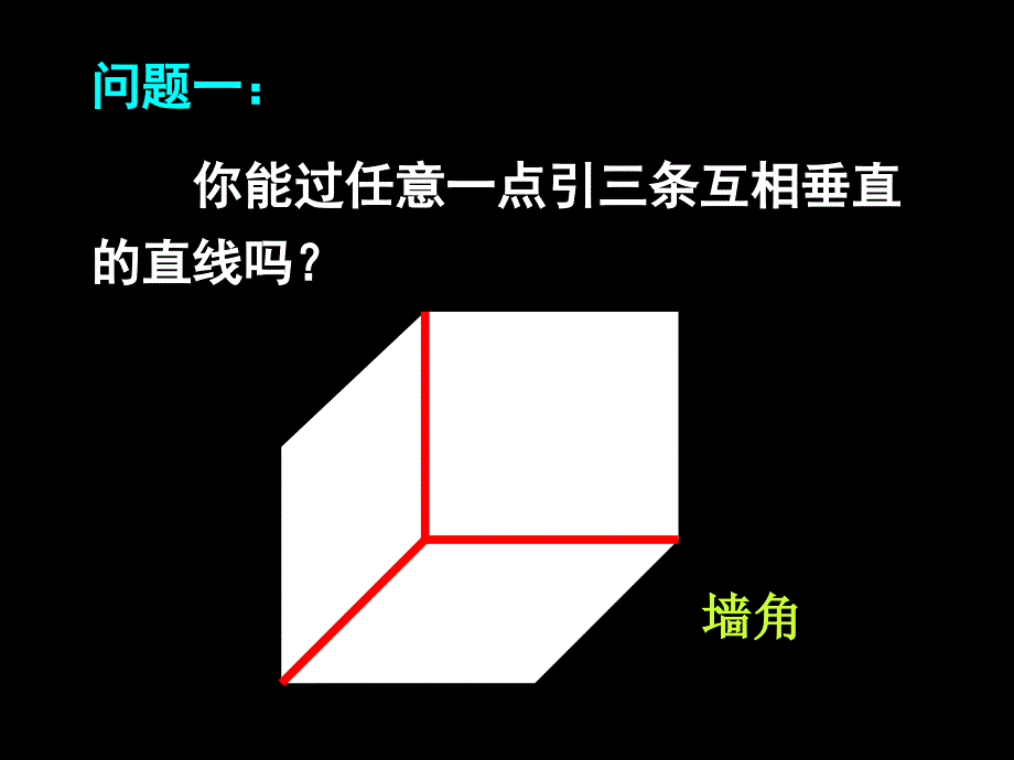 12-10-26高一数学《平面及平面的基本性质一》(课件)_第3页