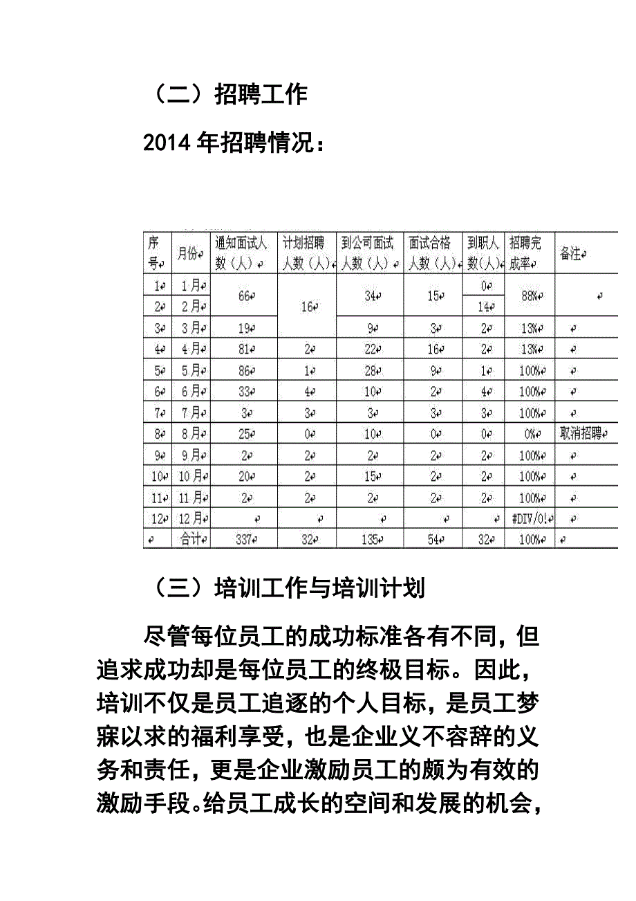 公司人力资源部年终工作总结及工作计划4_第2页