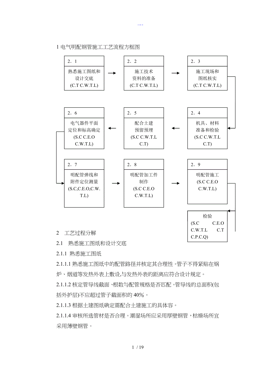 电气明配钢管施工工艺设计_第3页