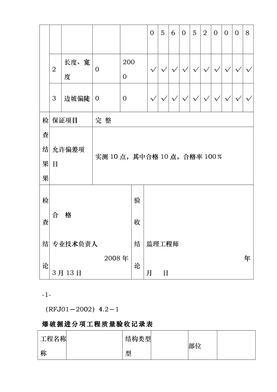 人民防空工程施工检验批表格样本fqhi_第3页