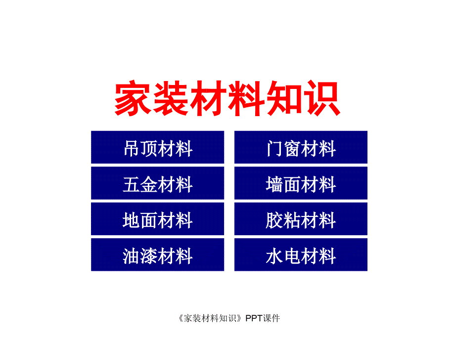 家装材料知识课件_第2页