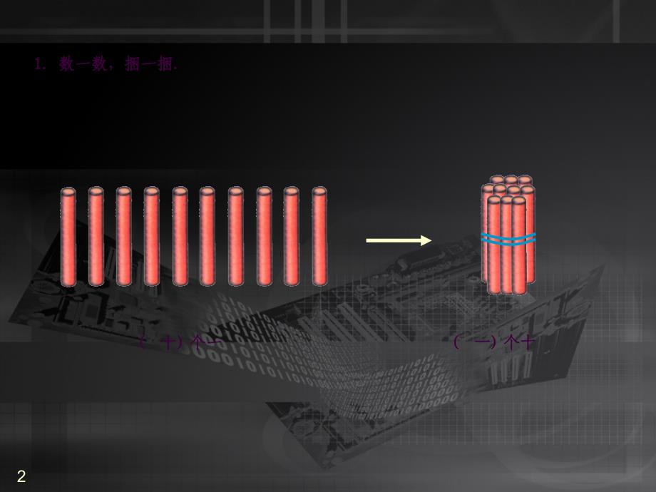 小学一年级数学捆小棒ppt课件_第2页