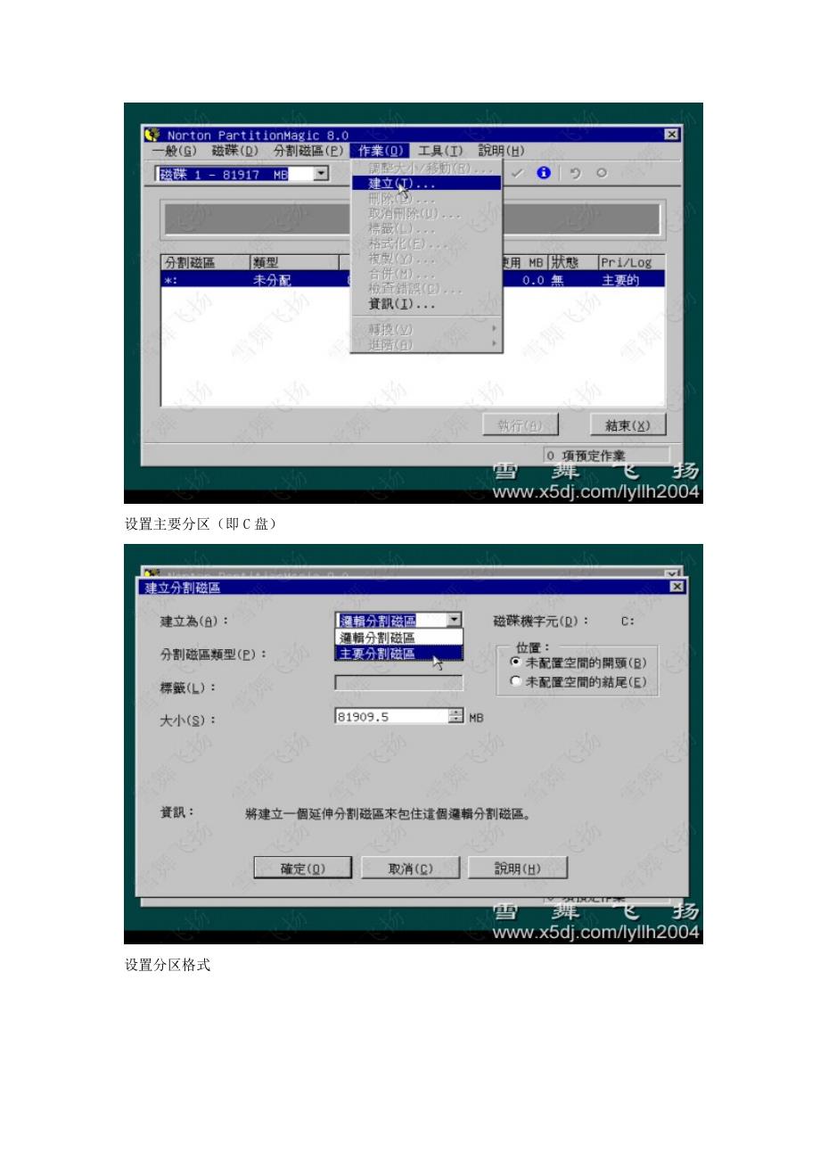 PQ8.0中文简体版硬盘分区图解教程_第2页