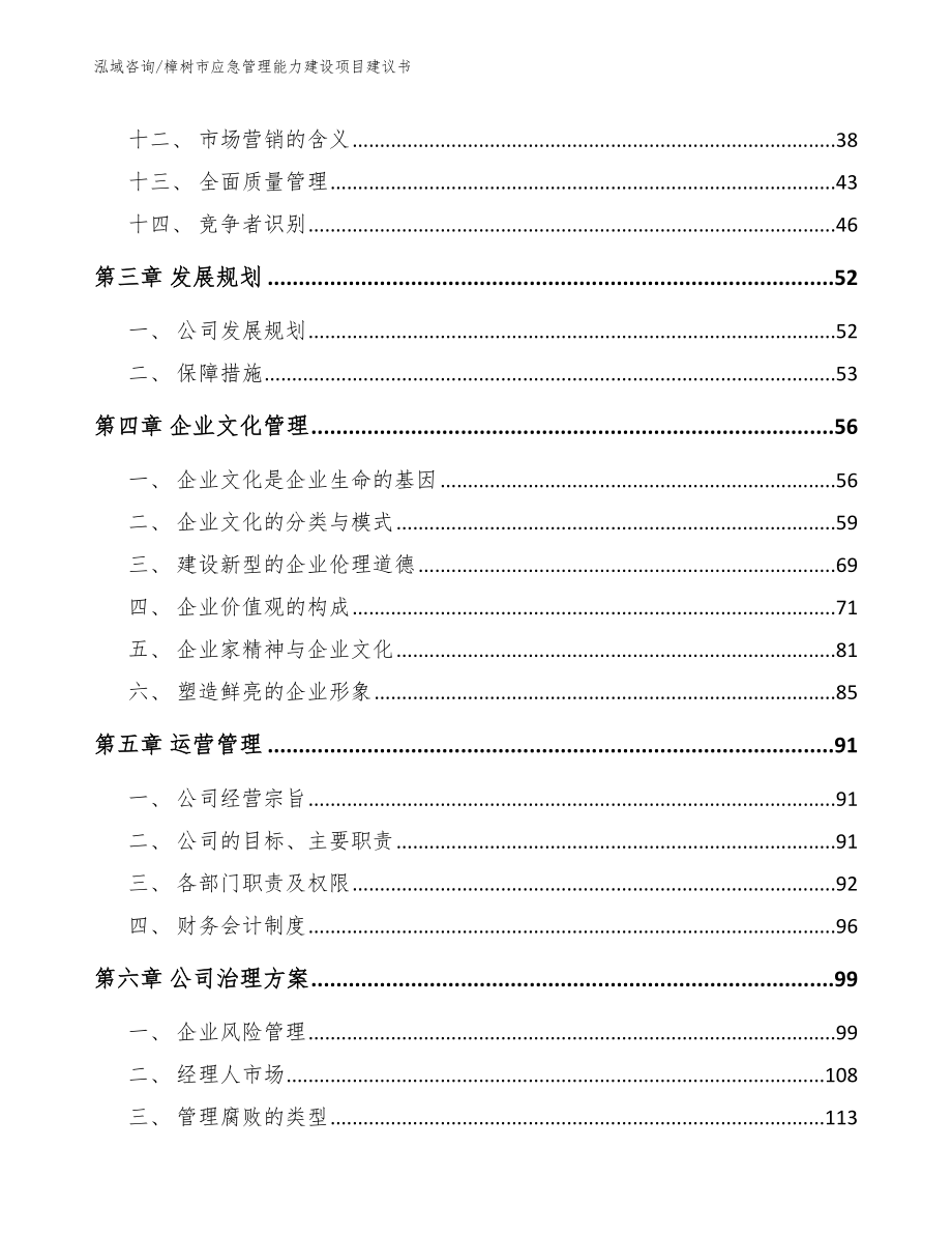 樟树市应急管理能力建设项目建议书【参考模板】_第3页