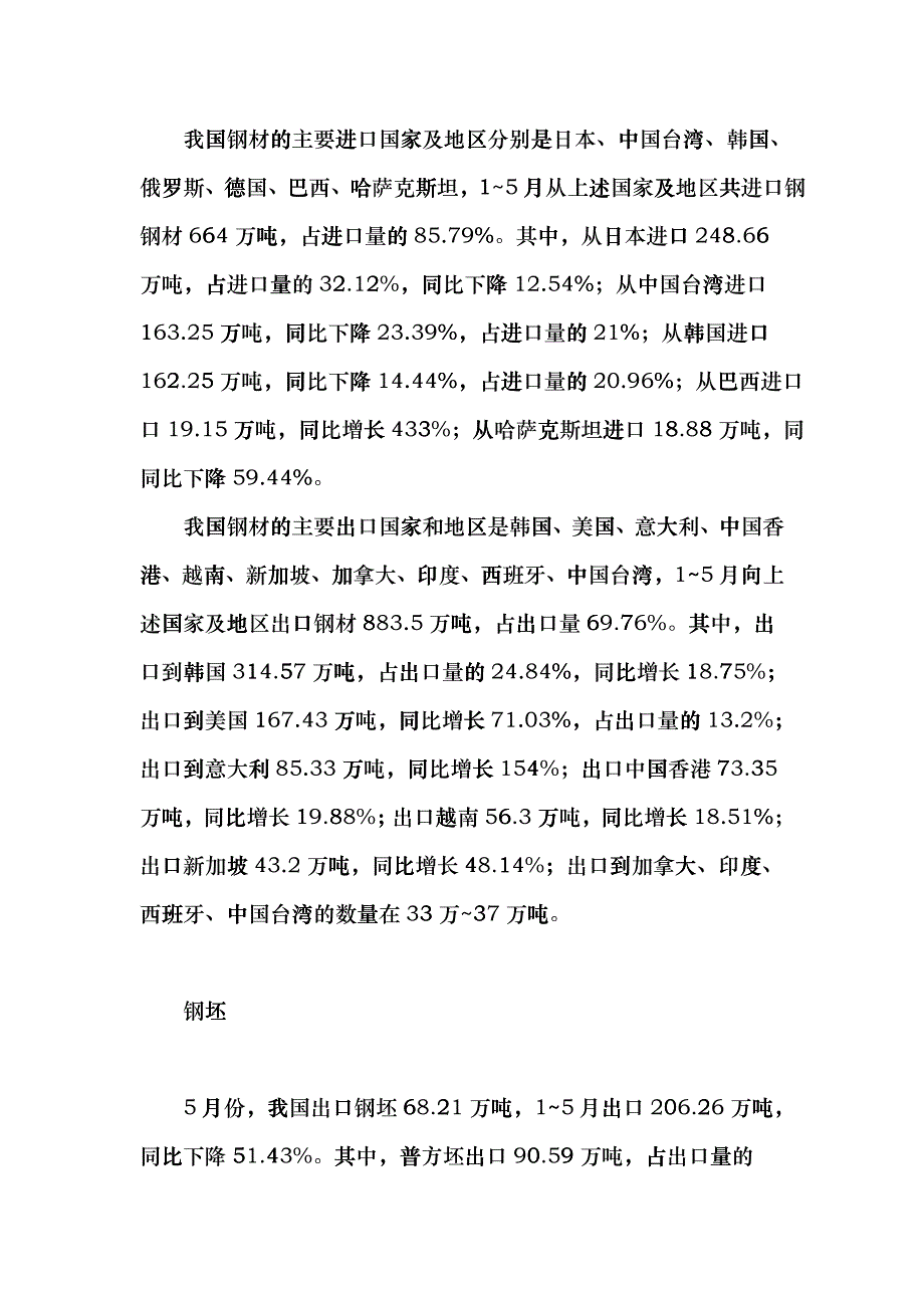 钢材品种进出口走势分析_第2页