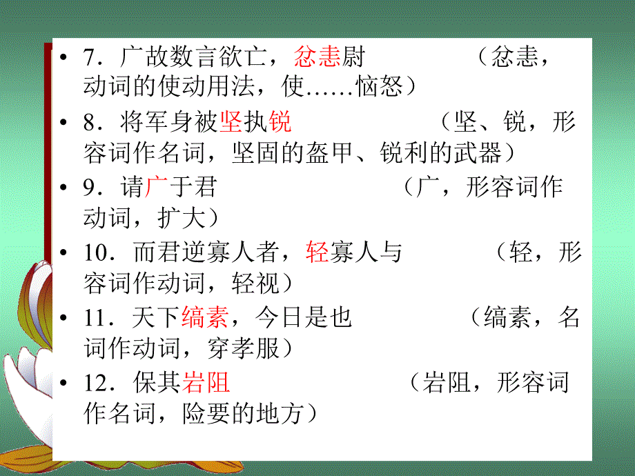 九年级上册文言文复习ppt课件_第4页