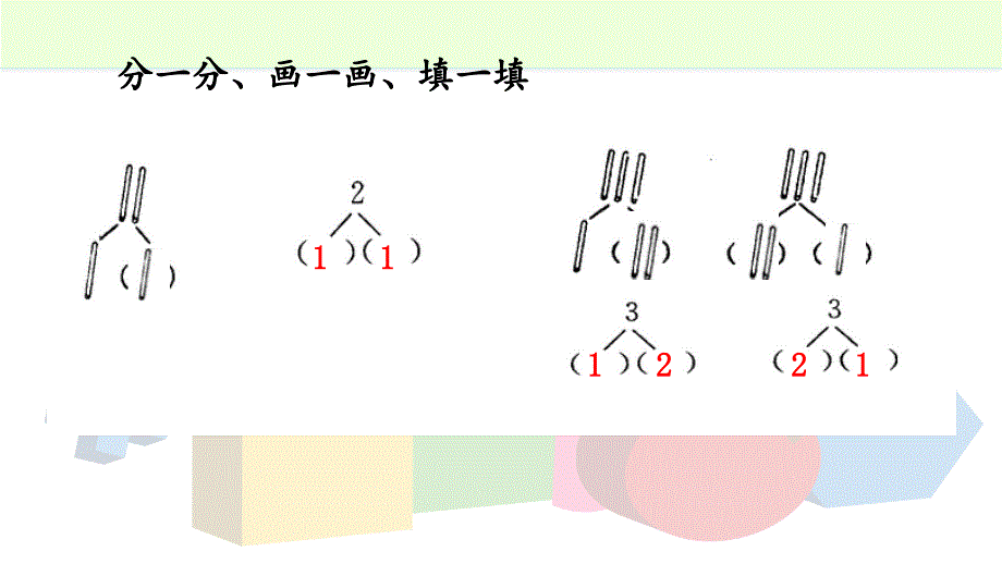 一年级上册数学课件3.6 分与合的练习课人教新课标 (共7张PPT)教学文档_第2页