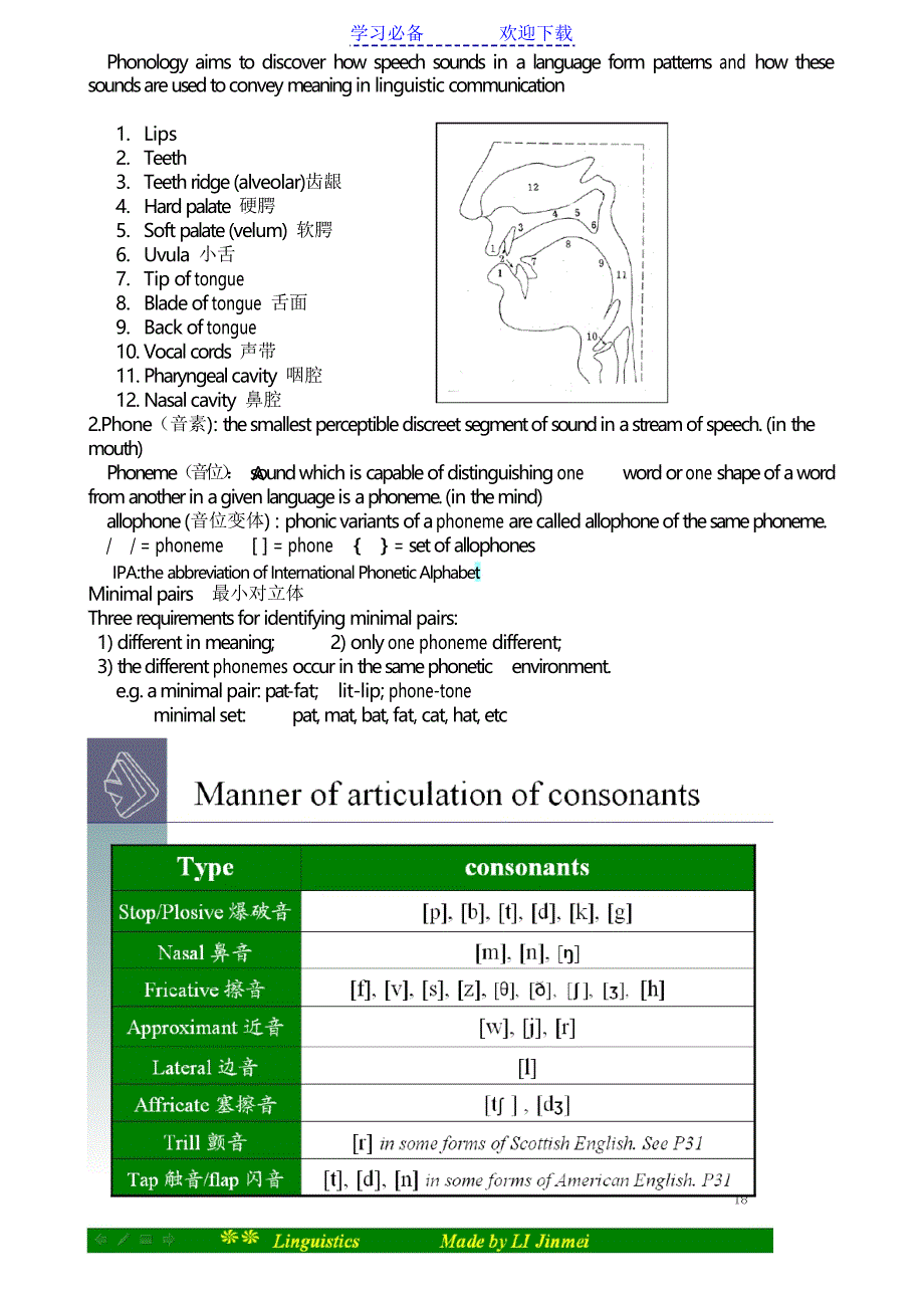 《英语语言学》复习要点_第2页