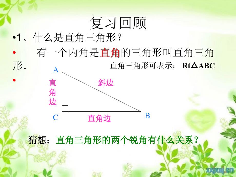 八年级数学下册1.2直角三角形的性质与判定二课件新版湘教版课件_第2页