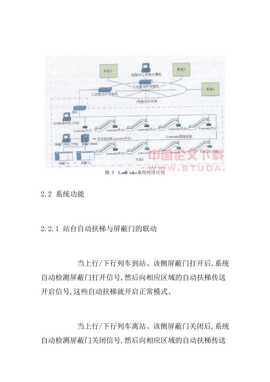 地铁车站设计论文：地铁车站自动扶梯与屏蔽门联动设计研究_第4页