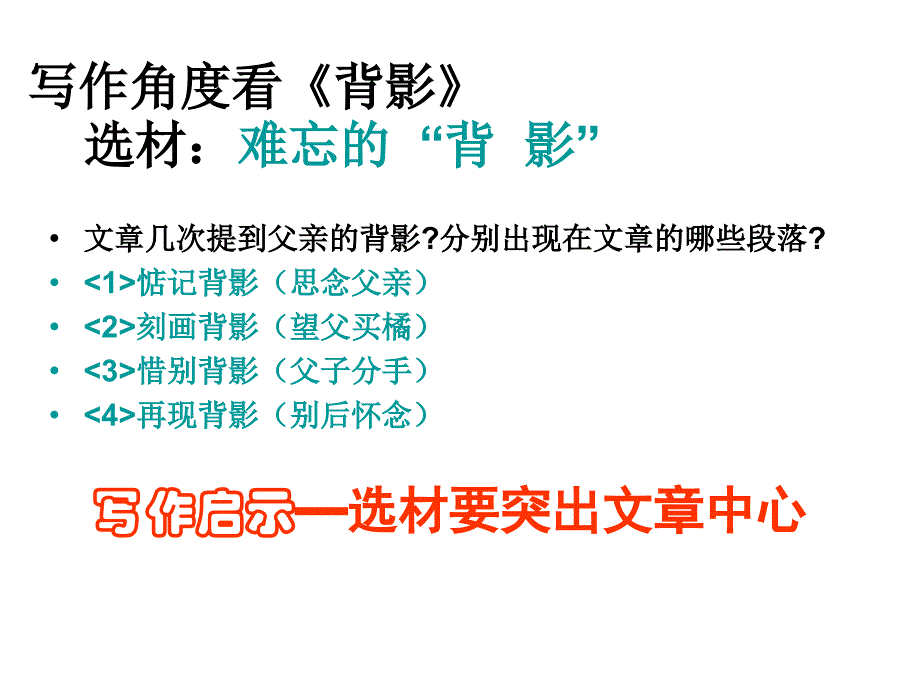 仿写背影PPT鲁教版共19张PPT课件_第4页