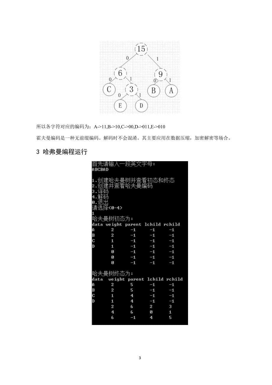 基于哈弗曼的编码实现论文_第5页