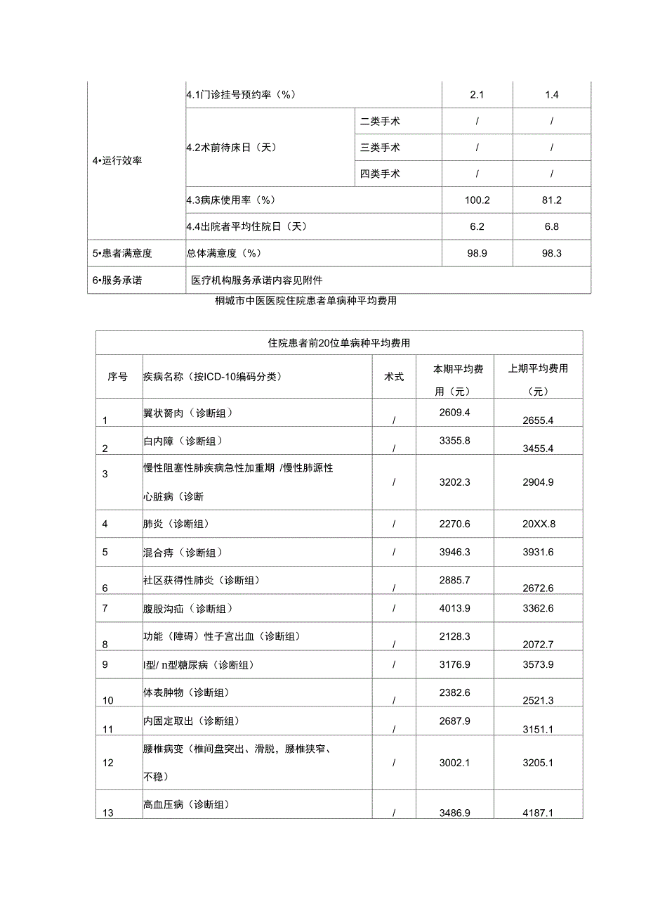 桐城市中医医院2017年第一季度信息报表_第2页