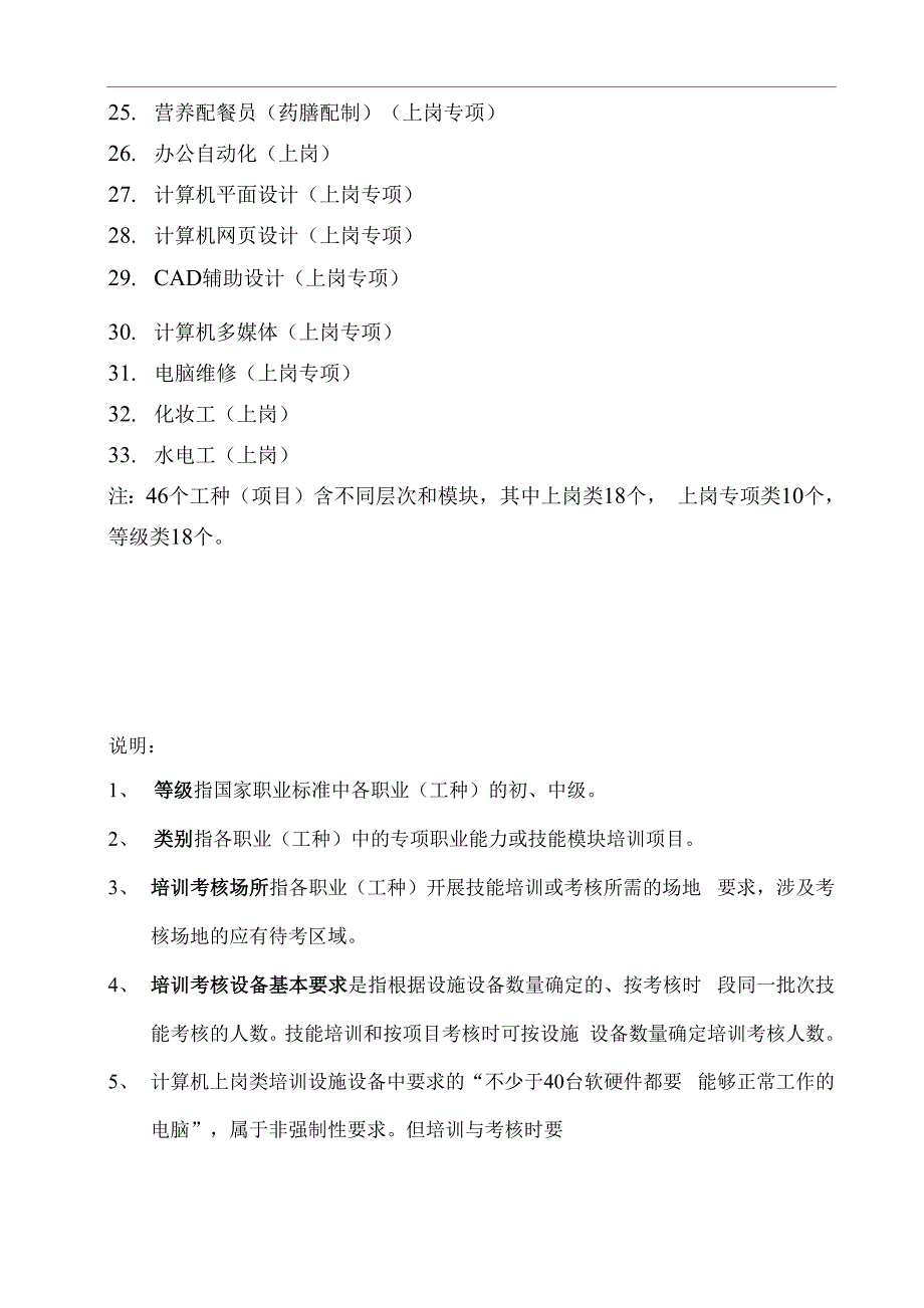 养老护理员技能培训考核点场所与设备要求_第2页