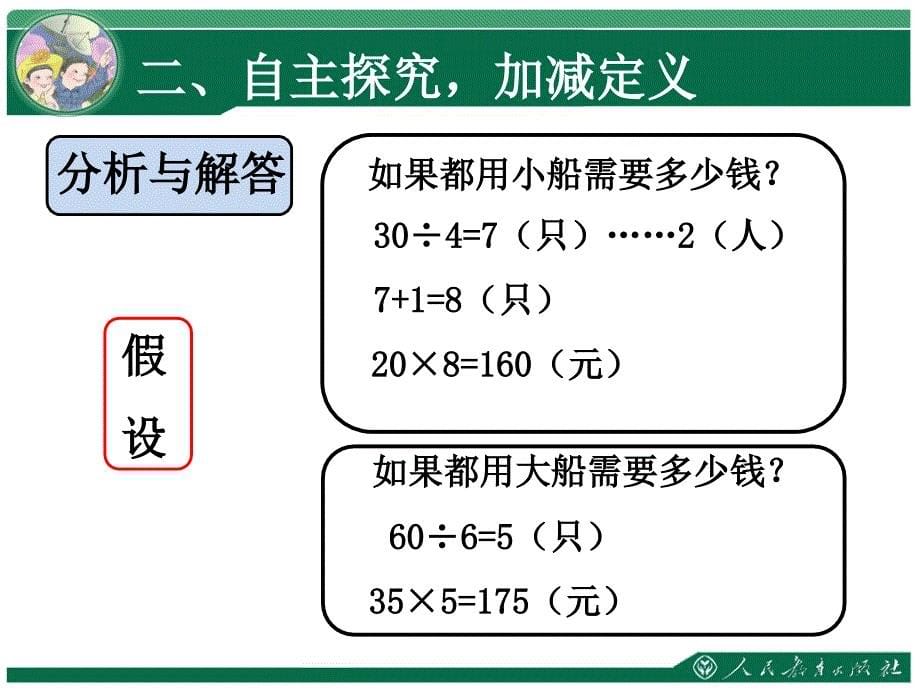 《租船问题》ppt课件-人教版四年级数学下册第一单元四则运算_第5页