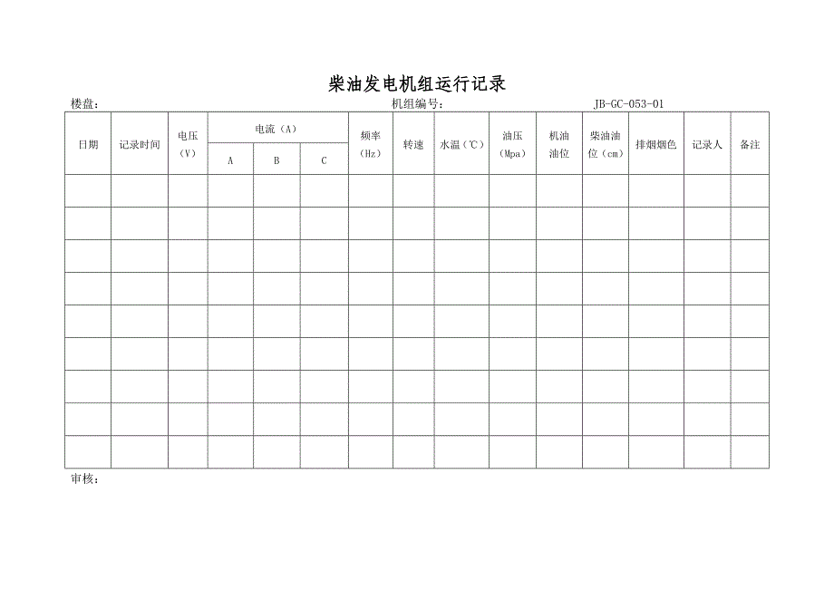 柴油发电机运行管理规程_第4页