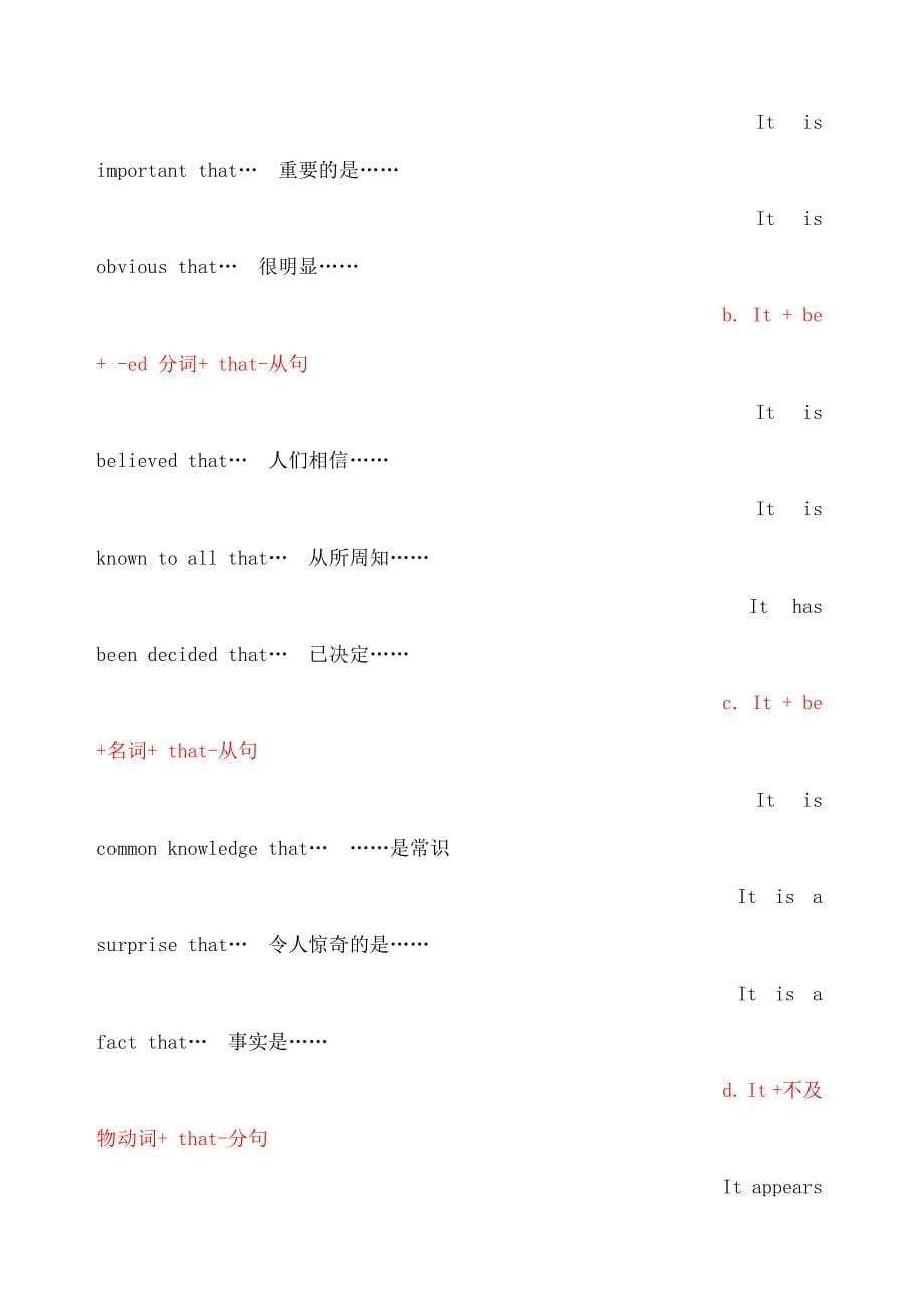 大学英语A级语法大全_第5页