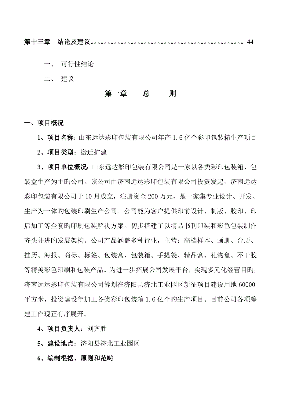 彩印包装生产项目可行性研究报告_第4页