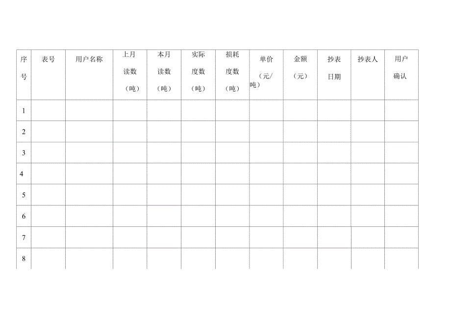 物业水电表记录表.docx_第5页