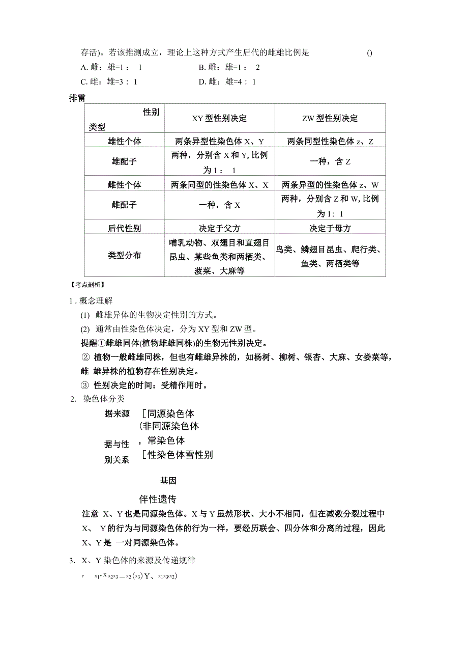 基因在染色体上和伴性遗传汇总_第4页