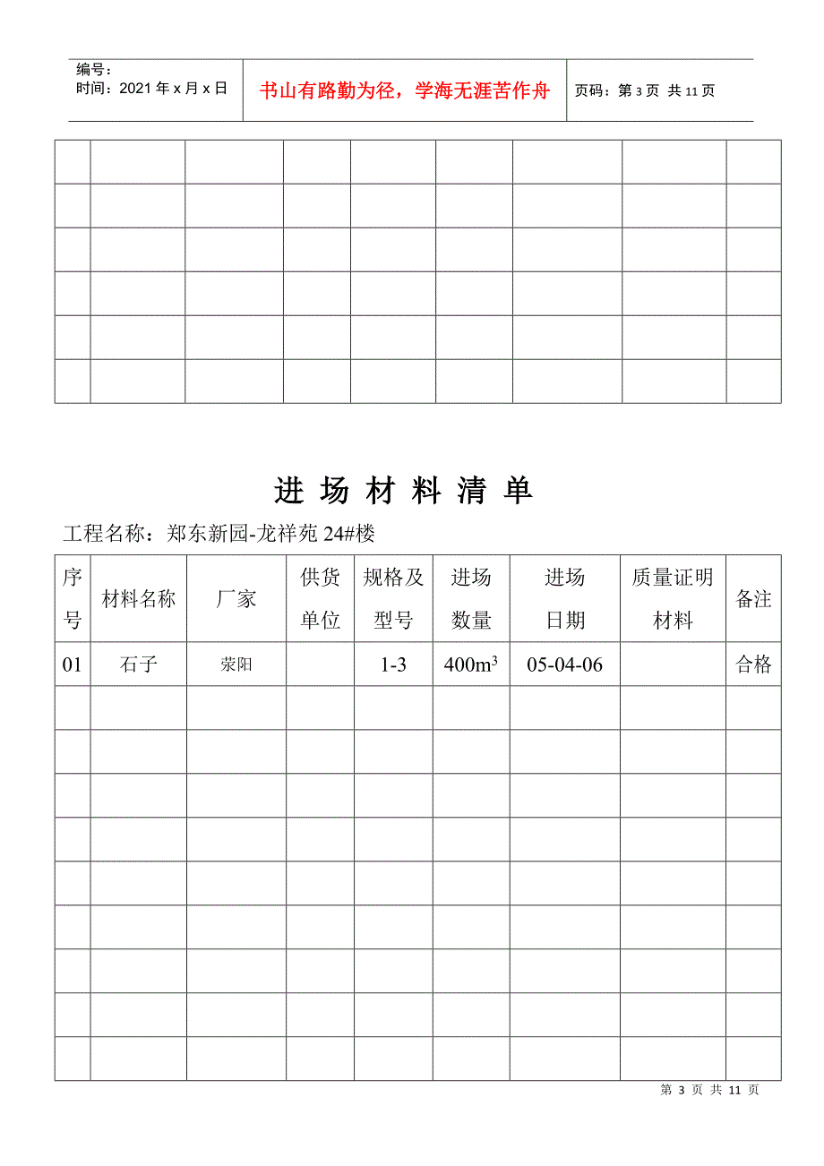 某工程进场材料清单_第3页