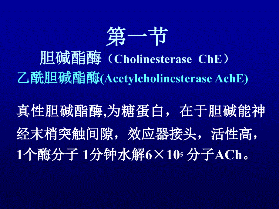 药理学课件：第七章 抗胆碱酯酶药和胆碱酯酶复活药_第2页