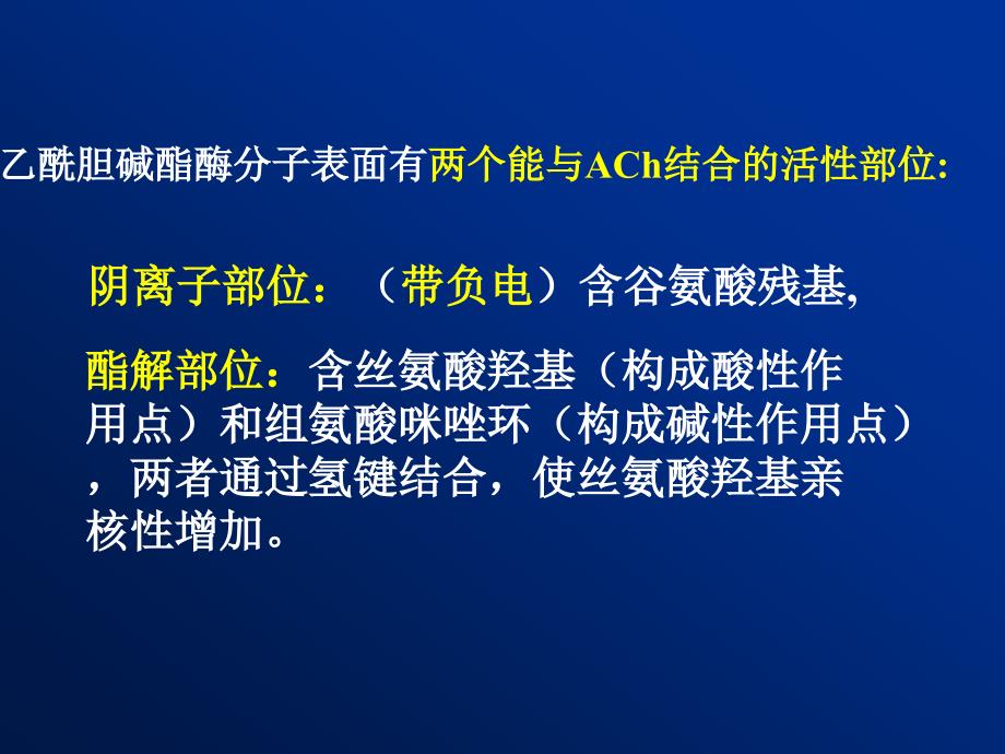 药理学课件：第七章 抗胆碱酯酶药和胆碱酯酶复活药_第4页