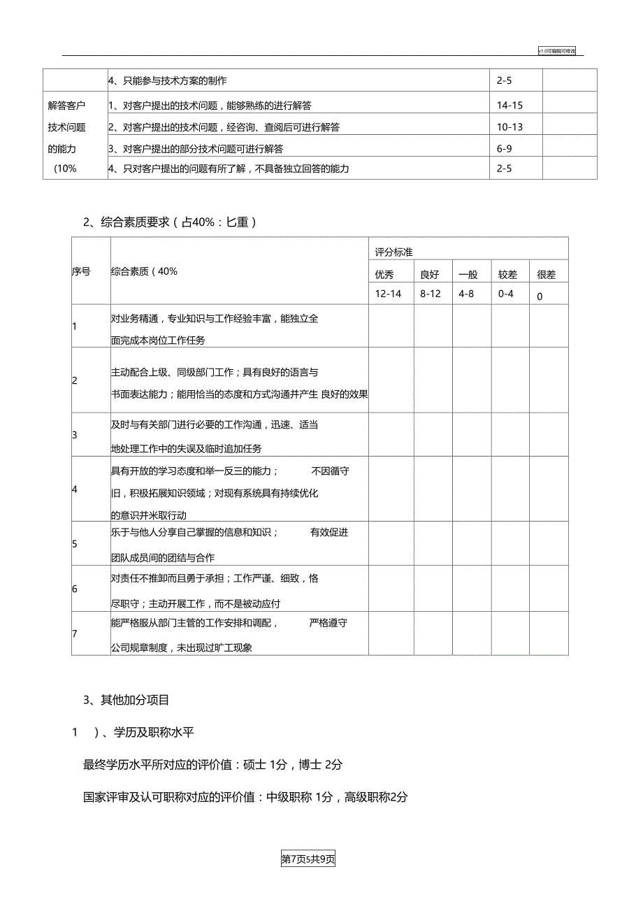 技术部薪资等级晋升制度18885_第5页