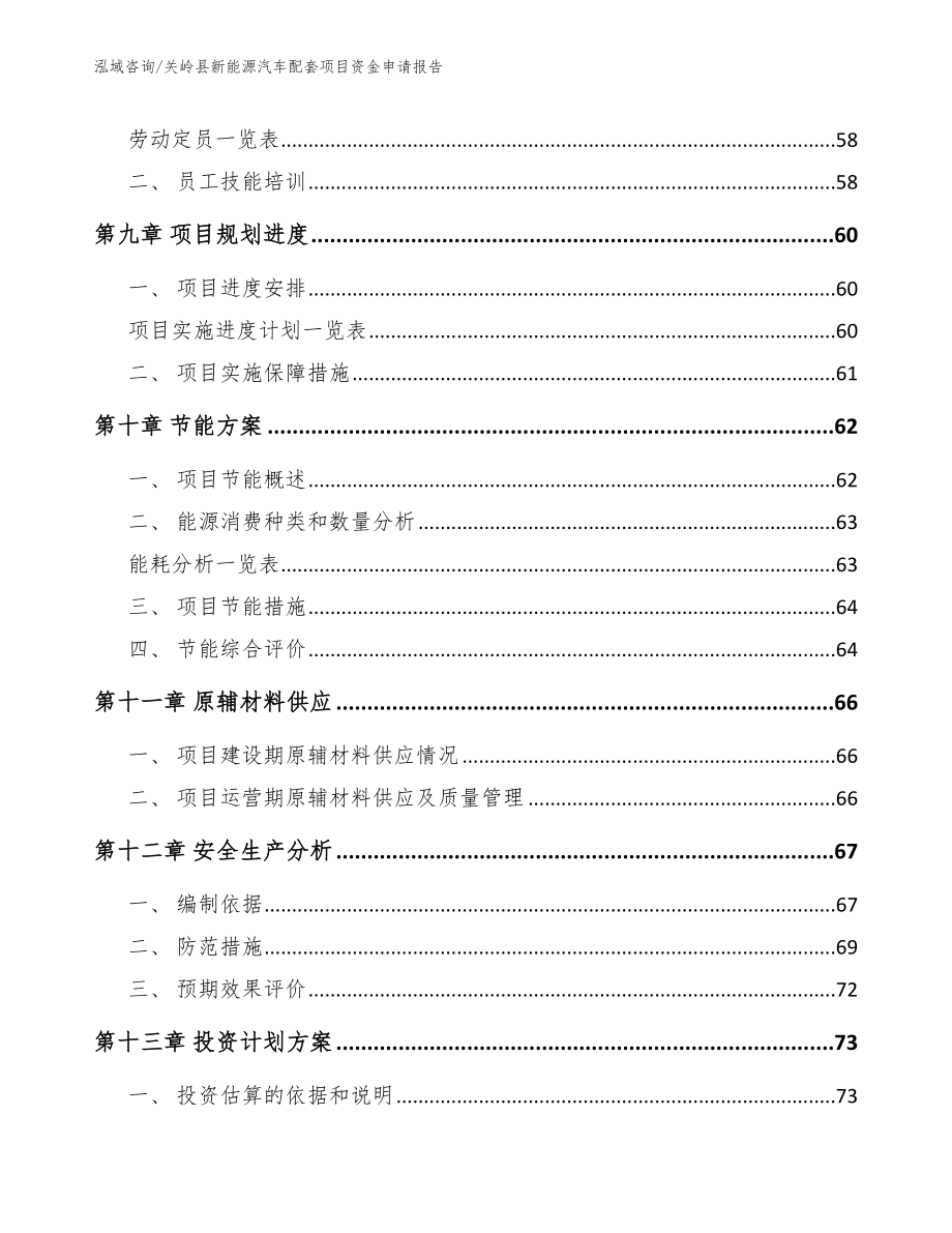 关岭县新能源汽车配套项目资金申请报告范文_第3页