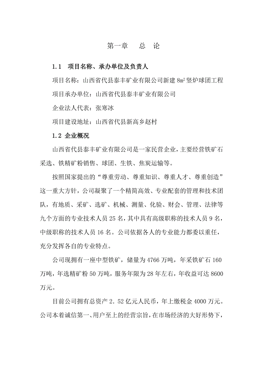 新建8m2竖炉球团工程可行性研究报告.doc_第4页